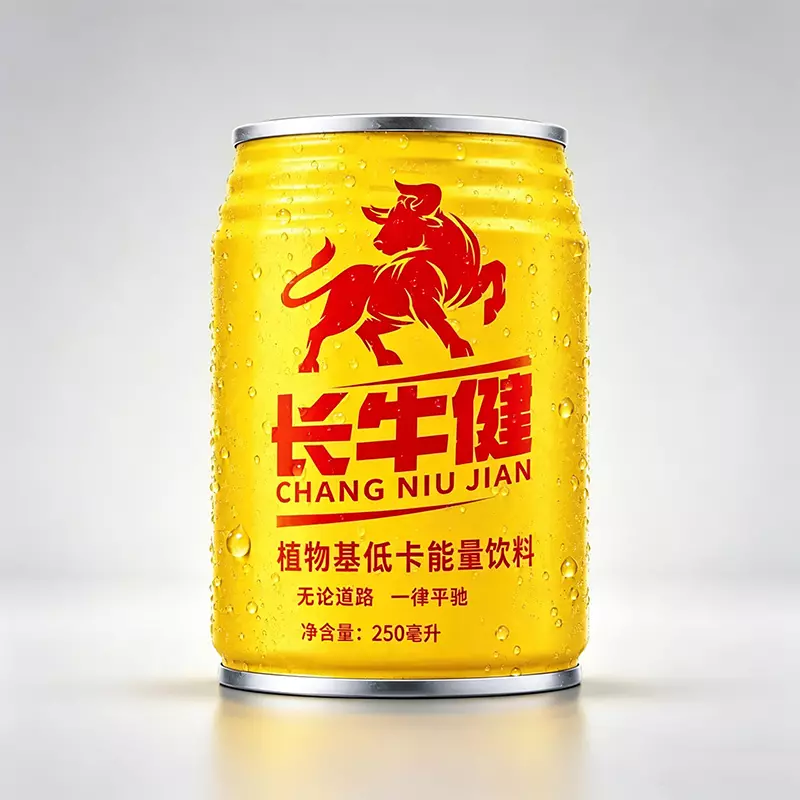 Changniujian Plant-Based Energy Drink – 24-Can Pack